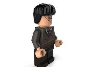 harry potter in uniform 3D Model