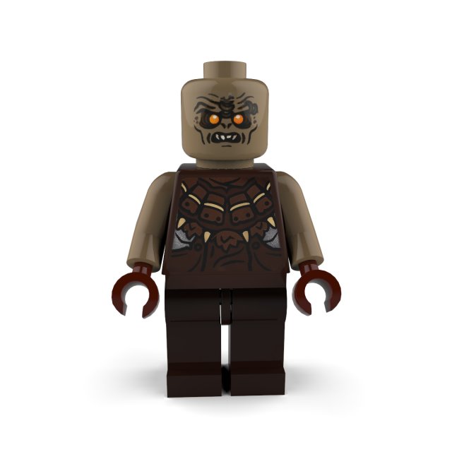 hunter orc lego 3D Model .c4d .max .obj .3ds .fbx .stl .blend 