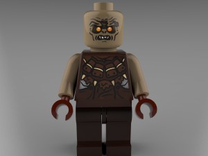 hunter orc lego 3D Model