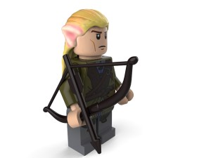 legolas lego Model 3D