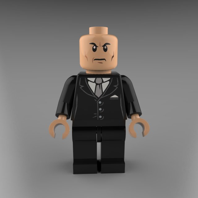 lex luthor lego 3D Model in Other 3DExport