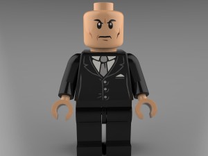 lex luthor lego Modelo 3D