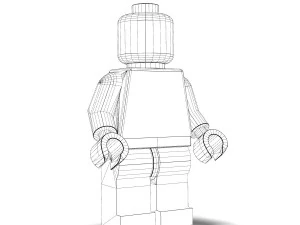 lex luthor lego 3D Model