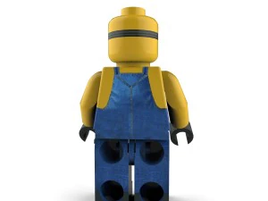 minion sorprendido Modelo 3D