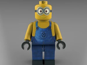 minion sorprendido Modelo 3D