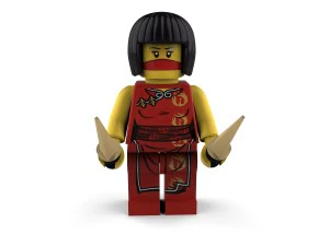 닌자 소녀 레고 3D 모델