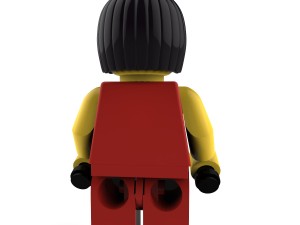 ninja girl lego Model 3D