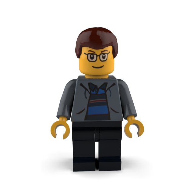 Peter Parker Lego 3D Model in Other 3DExport