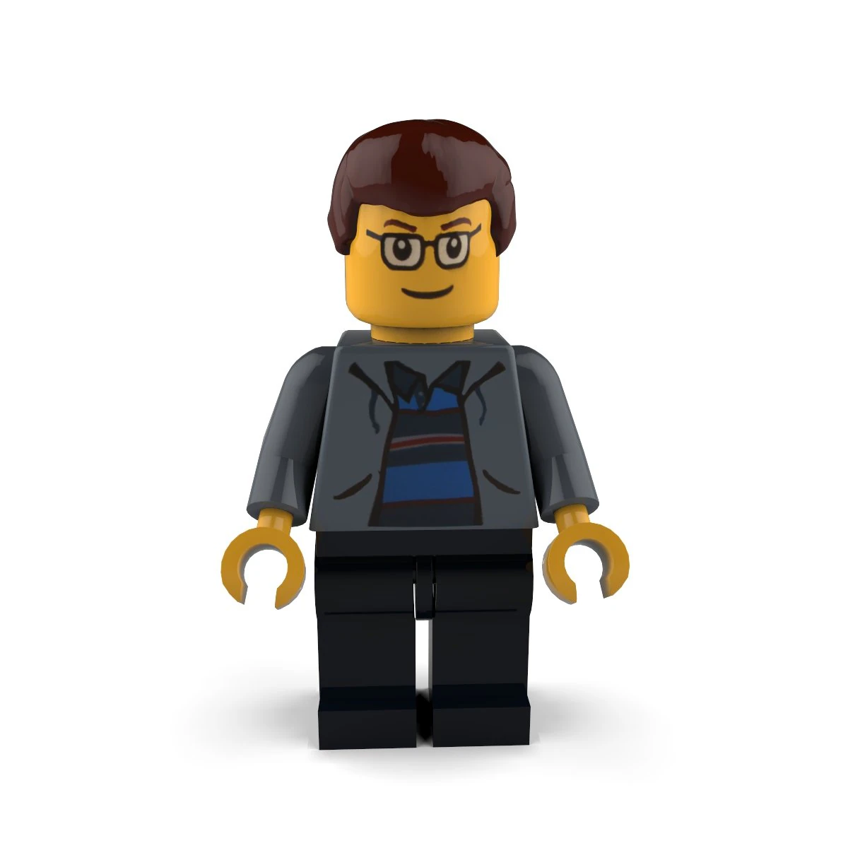 peter parker lego 3D Model .c4d .max .obj .3ds .fbx .stl .blend 
