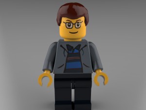 peter parker lego 3D-Modell