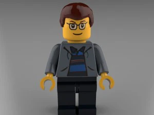 peter parker lego 3D Model