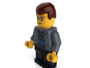 peter parker lego 3D-Modell