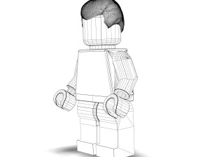 peter parker lego 3D Model