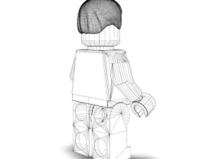 peter parker lego 3D Model