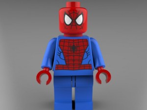 spiderman lego 3D Model