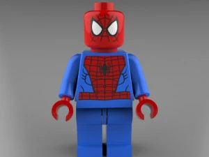 spiderman lego 3D Model