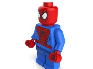spiderman lego 3D Model