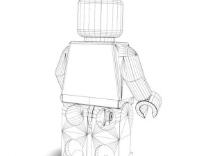spiderman lego 3D Model