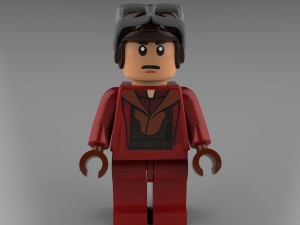 star wars pilot lego Modelo 3D