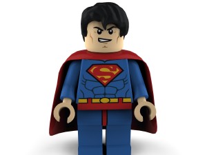 superman lego 3D Model