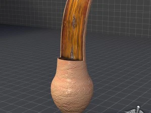 anatomia do cabelo Modelo 3D