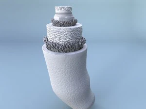 structure of a normal heart artery 3D Model