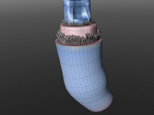 structure of a normal heart vein 3D Model