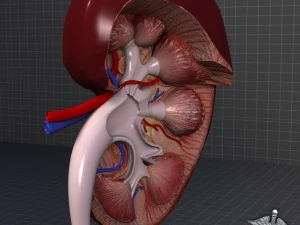 kidney high quality 3D Model