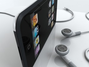 touch 1st gen with earphones 3D Модель