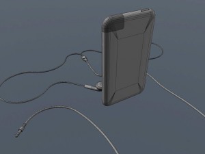 touch 1st gen with earphones 3D Модель