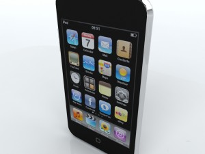 touch 2nd gen low poly 3D Model
