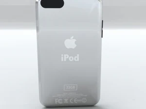 tocca low poly di seconda generazione Modello 3D