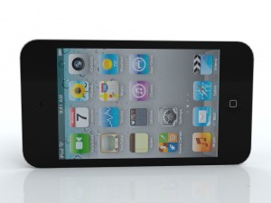 touch 4th gen low poly 3D 모델