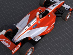 2006 champ car cdw-rusport team Model 3D