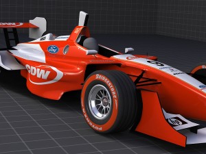 2006 champ car cdw-rusport team Model 3D