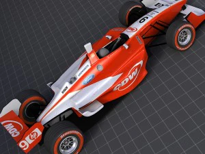 2006 champ car cdw-rusport team 3D Model