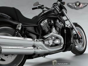 harley black knight 3D Model