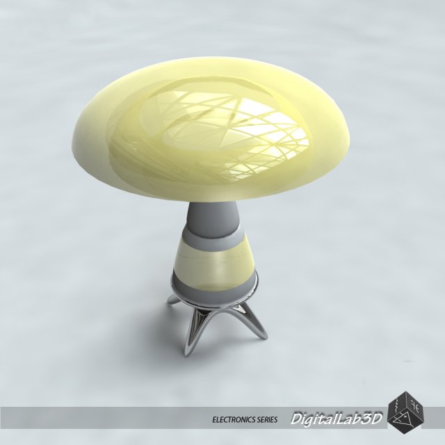 lamp 3 3D Model .c4d .max .obj .3ds .fbx .stl .blend 