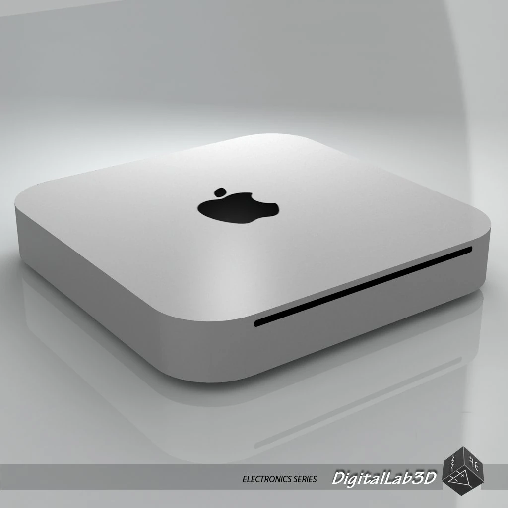 mini computer 3D Model .c4d .max .obj .3ds .fbx .stl .blend 