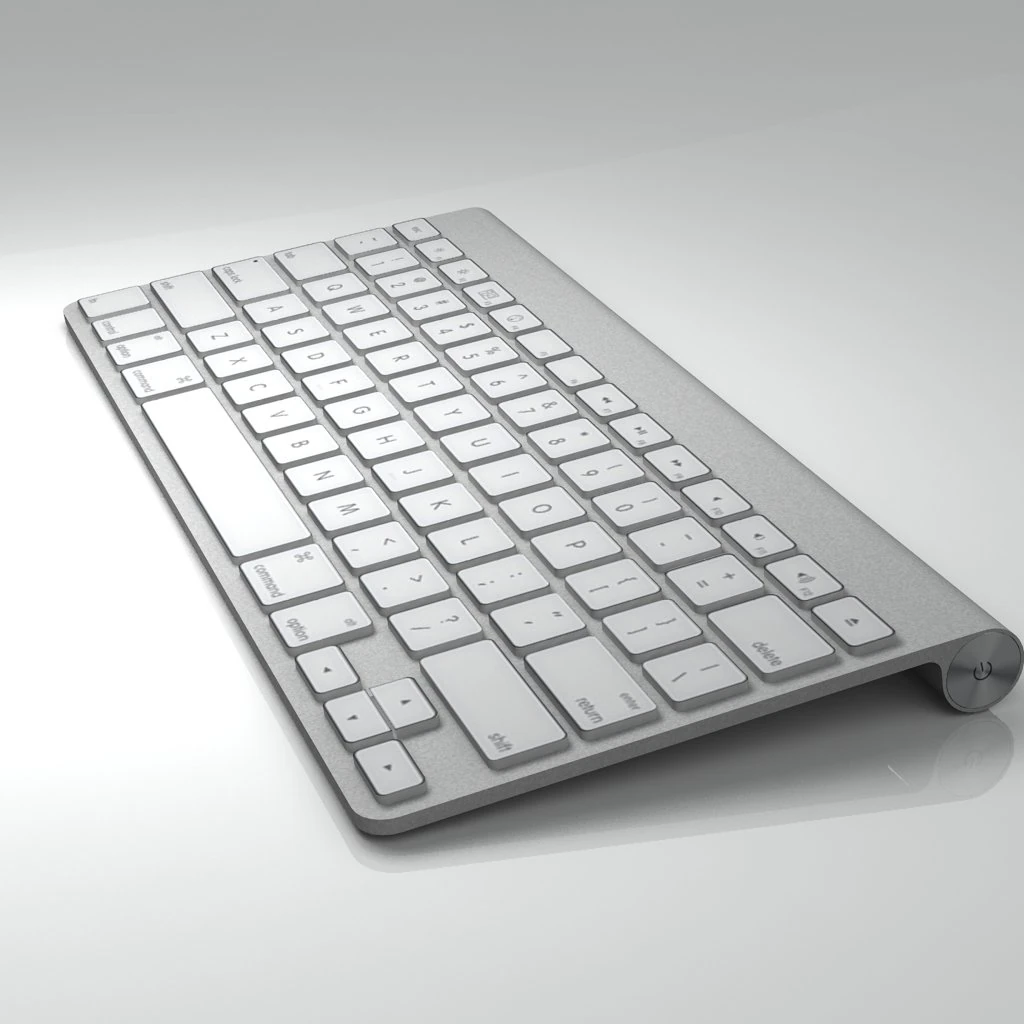 keyboard 3D Model .c4d .max .obj .3ds .fbx .stl .blend 
