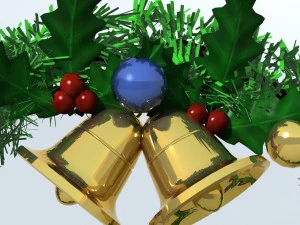 christmas wreath 1 3D Model