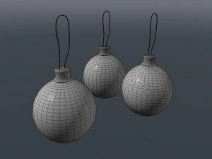 クリスマスボール 3Dモデル