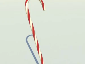 christmas cane 3D Model