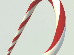 christmas cane 3D Model