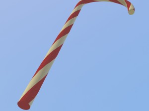 christmas cane 3D Модель