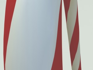 christmas cane 3D Модель