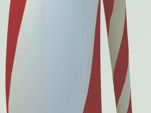 christmas cane 3D Model
