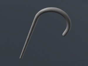 christmas cane 3D Модель