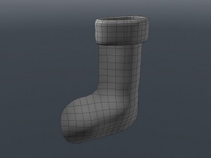 christmas sock-stocking Modelo 3D