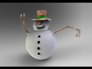 snowman 2 3D Model